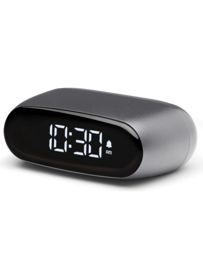 Minut Alarm Clock Metallic Gray