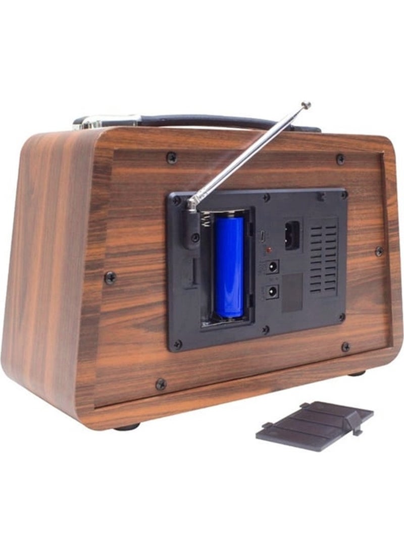 RT-810 Nostalgic Bluetooth Radio with Alarm Clock