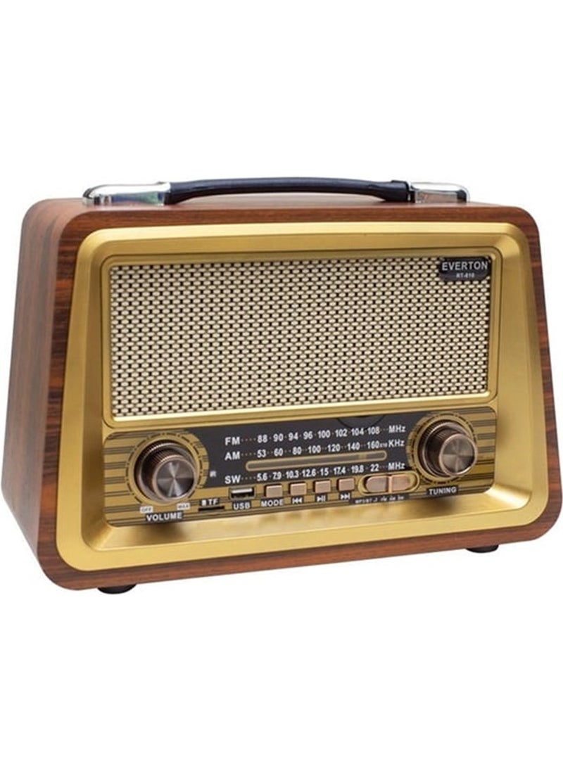 RT-810 Nostalgic Bluetooth Radio with Alarm Clock