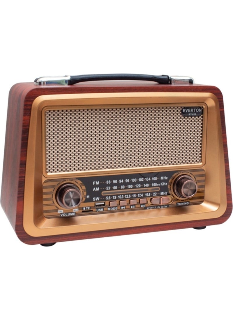RT-810 Nostalgic Bluetooth Radio with Alarm Clock