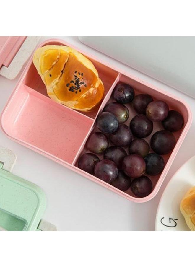 Lunch Box Compartmentalized Insulated Bento Box Reusable Food Storage Containers with Lid for Students Office Workers