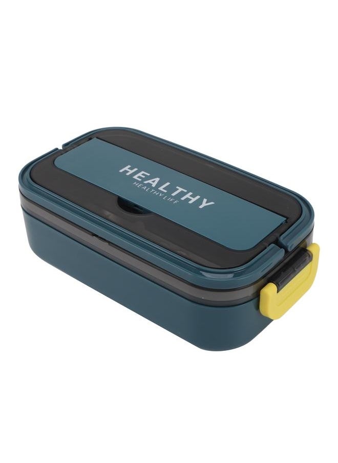 Bento Lunch Box 316 Stainless Steel 700ml Capacity Leakproof Microwave Safe Bento Container for School Office Teal
