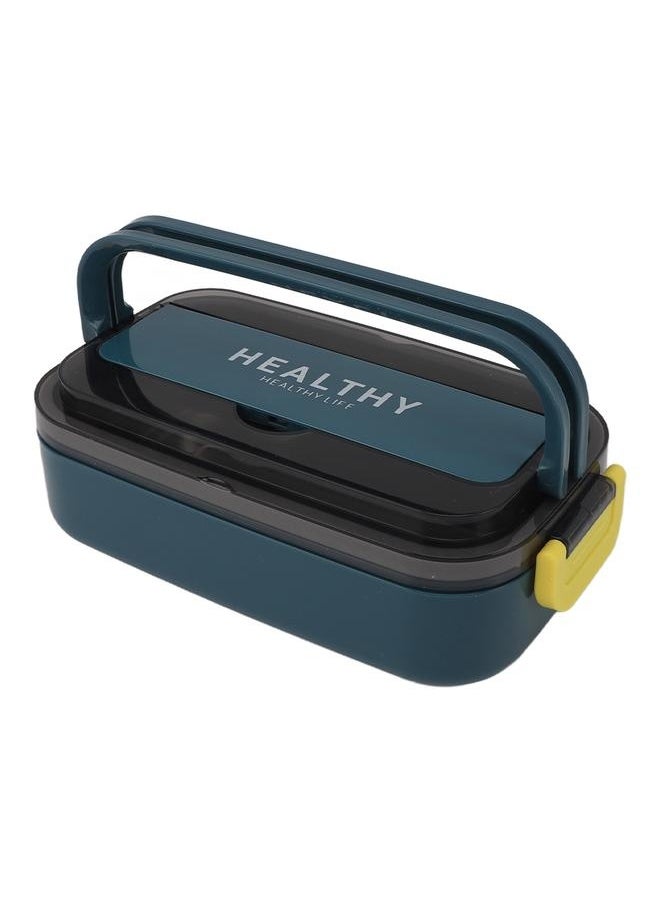 Bento Lunch Box 316 Stainless Steel 700ml Capacity Leakproof Microwave Safe Bento Container for School Office Teal