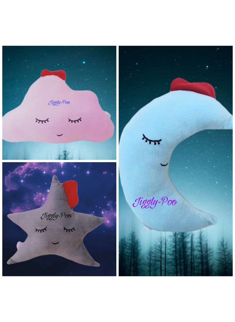 JigglyPoo Kids Cushion PillowBorn Baby PillowsInfant PillowBaby Pillows04 Years Kids Cushion Set