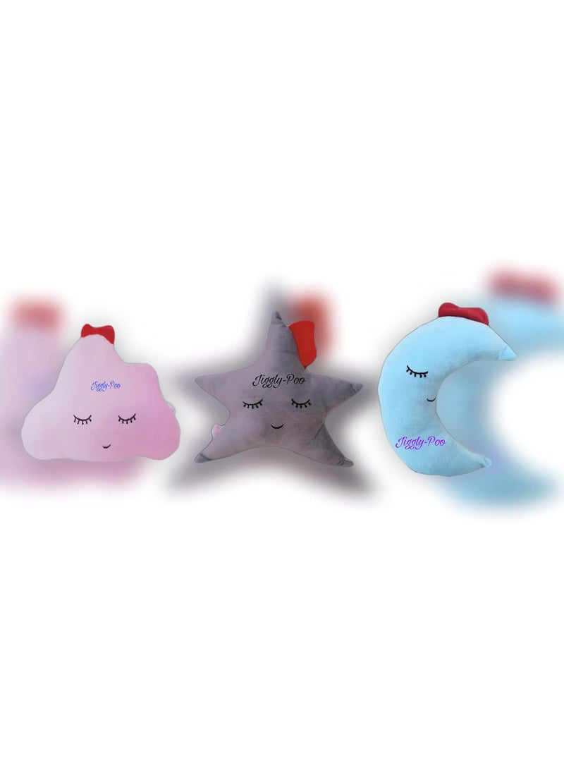 JigglyPoo Kids Cushion PillowBorn Baby PillowsInfant PillowBaby Pillows04 Years Kids Cushion Set
