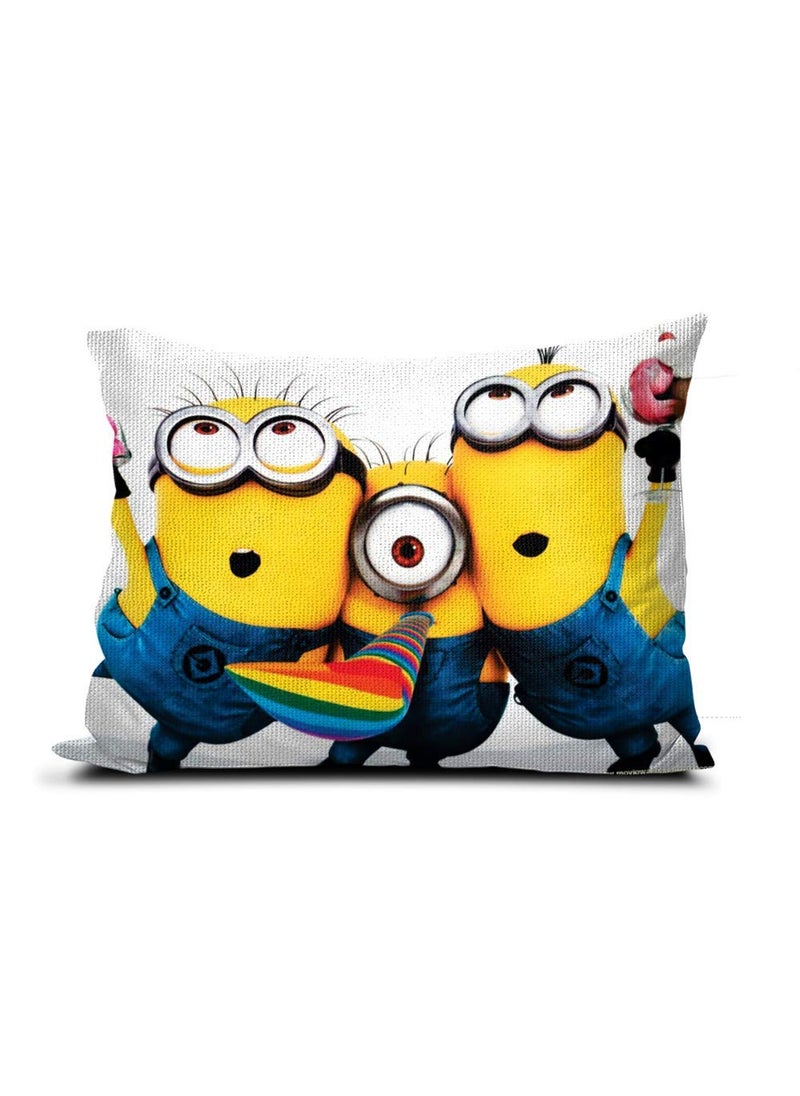 NISHOMES Kids Cartoon Printed Baby Pillow Pack of 2 Size 12x18 Inches Multicolor