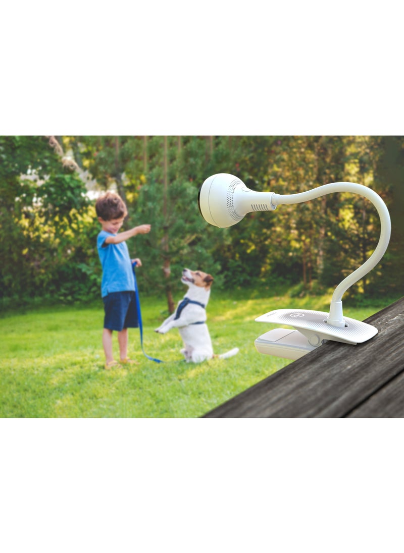 CHILLAX Giraffe Pro Portable Baby Monitor–Video Baby Monitor for Travel with Battery Base Stand,HD 1080p Camera and 5”Screen, Privacy Protection WiFi ON-Off Switch, Gooseneck Design, Night Vision