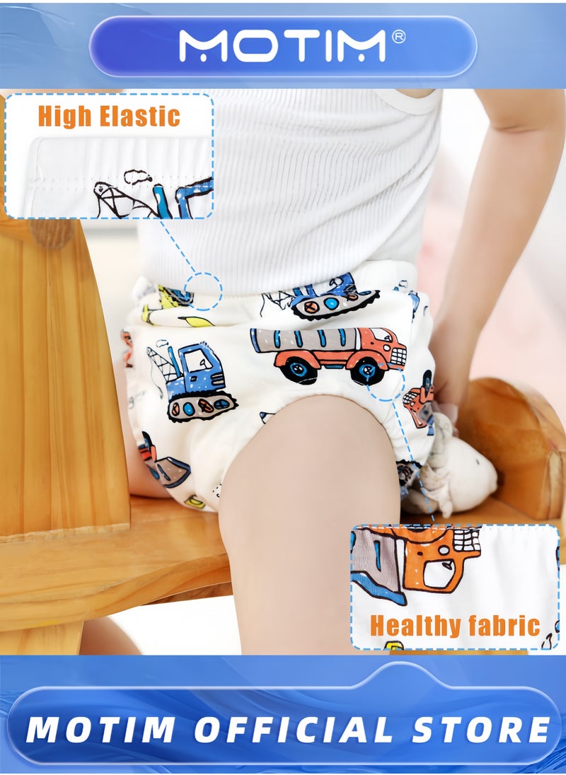 6PCS Baby Potty Training Pants Breathable Potty Training Underwear Toddler Underwear for 0-3 Years Boy and Girls