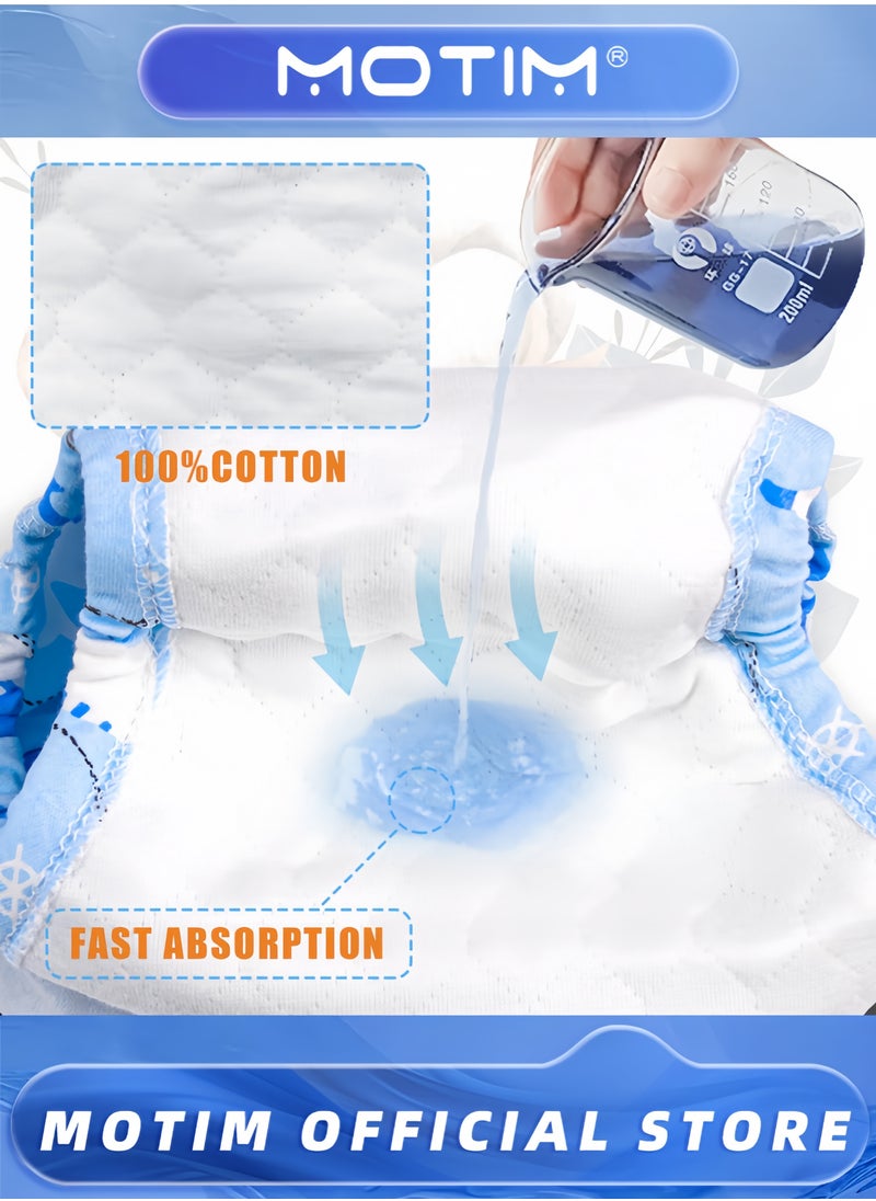 6PCS Baby Potty Training Pants Breathable Potty Training Underwear Toddler Underwear for 0-3 Years Boy and Girls