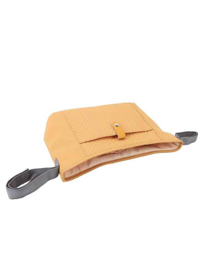 Baby Stroller Bag Large Capacity Multi Pockets Waterproof Nylon Universal Stroller Bag for Outdoors Brown