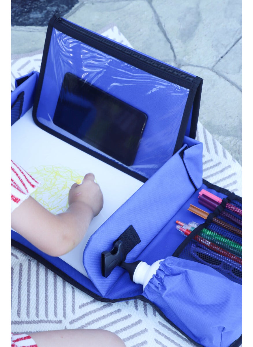 Car Seat Picture Activity Table Vehicle Tablet Holder Portable Activity Table
