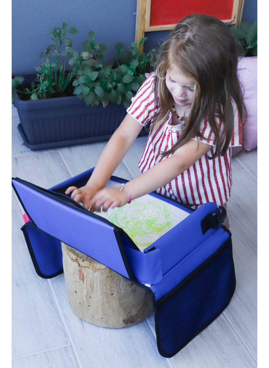 Car Seat Picture Activity Table Vehicle Tablet Holder Portable Activity Table