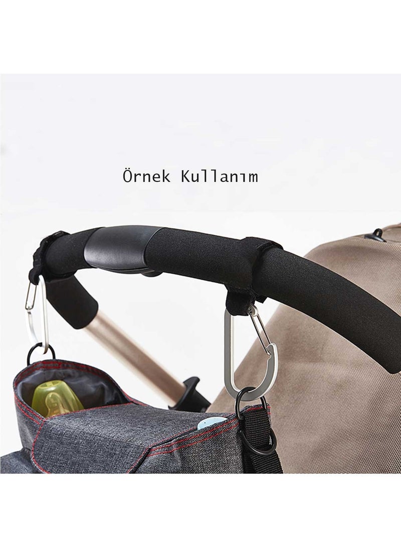 Stroller Hook Baby Stroller Hanger Metal Material Baby Stroller Hook 10 cm