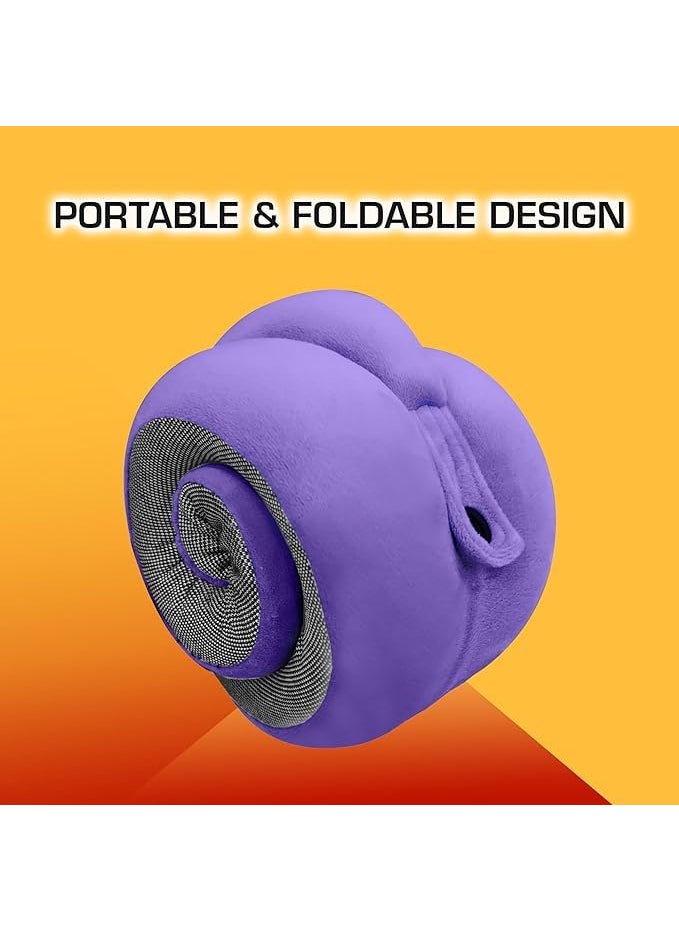 BigPlayer Premium Neck Pillow with Eye Mask and Carry Bag Neck Rest Air Pillow Travel Essential Car Pillow Flight and Travel Accessory Pillow for Neck Pain Relief