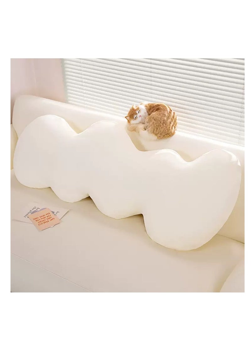 Ice Silk Adult Body Pillow 130cm Long Pillow Detachable and Washable Pregnant Women's Side Sleep Pillow Summer Cool and Breathable Pillow Multi functional Sofa Bedroom Napping Pillow Support Waist Back Legs Sleep Companion