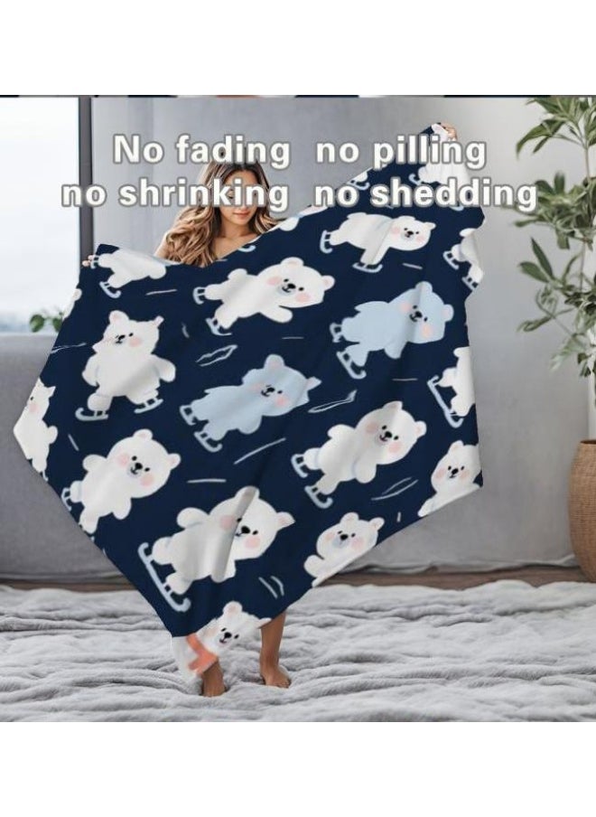 Children's or student cartoon flannel thin blanket (warm and comfortable, suitable for sleep, games) 100cm*150cm - 200