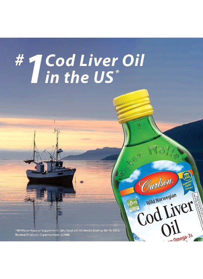 Cod Liver Oil Minis, 280 mg Omega-3s + Vitamins A & D3, Heart Support & Cognitive Function, Vision Health, 100 Mini Softgels