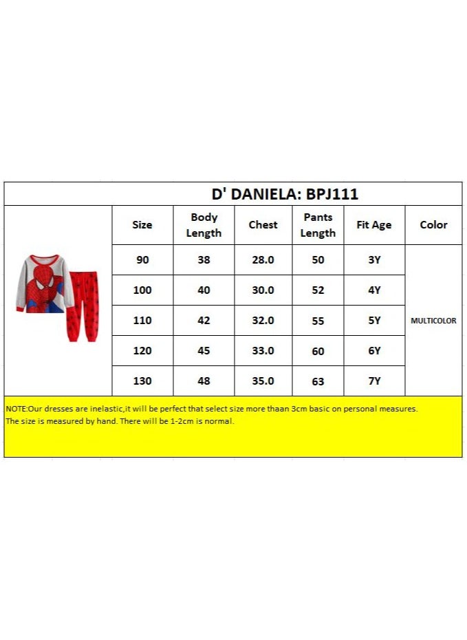 Daniel - Boys' Masked Marvel Pajamas Set - Long Sleeve