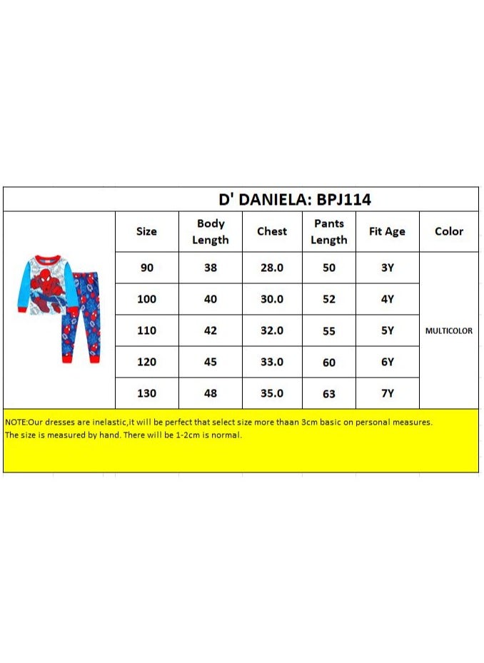 Daniel - Boys' Little Spidey Snuggles Pajama Set - Long Sleeve