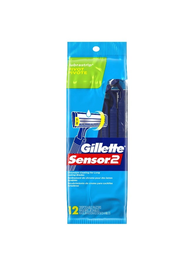 Sensor 2 Pivot Razors with Lubrastrip