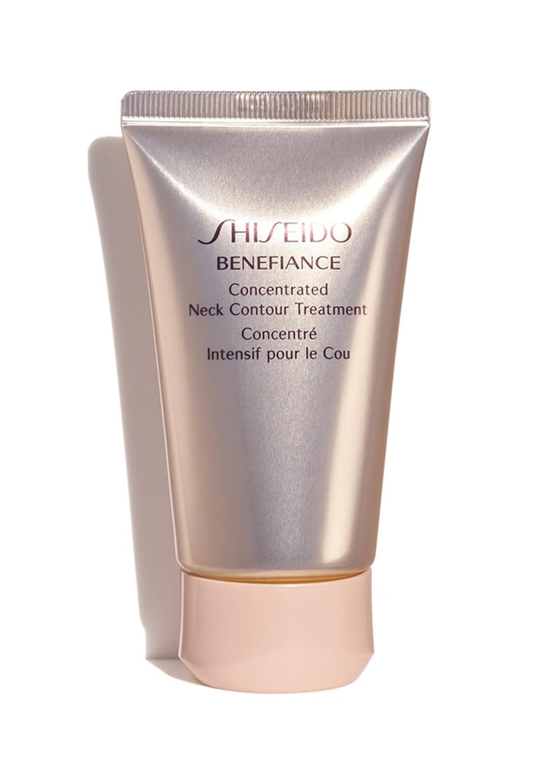Shiseido Benefiance Concentrated Neck Contour Treatment - 50 mL - Wrinkle-Smoothing Cream - Restores Firmness & Reduces Creases for Nourished, Silky-Smooth Skin