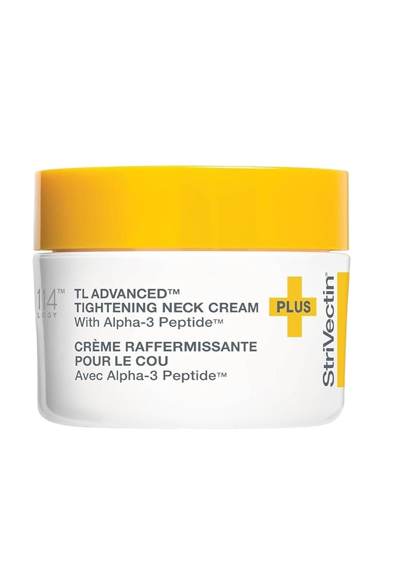 StriVectin Tighten & Lift Advanced Neck Cream PLUS with Alpha-3 Peptides™ for Neck & Décolleté, Smoothing Look of Wrinkles & Fine Lines, Improves Crepey Skin & Vertical Lines, for Soft Smooth Skin