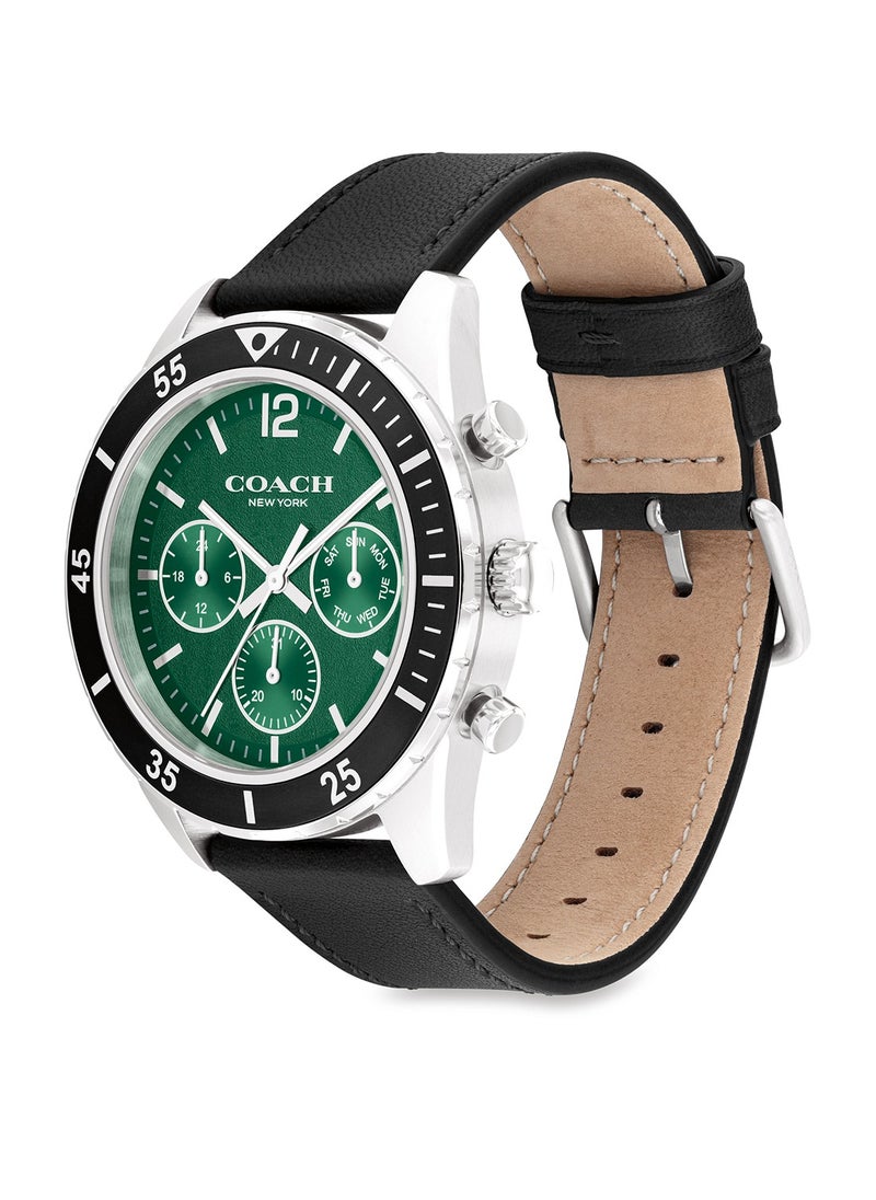 COACH WATCHES ROUND ANALOG MEN'S GREEN CASE WATCH - 14602674