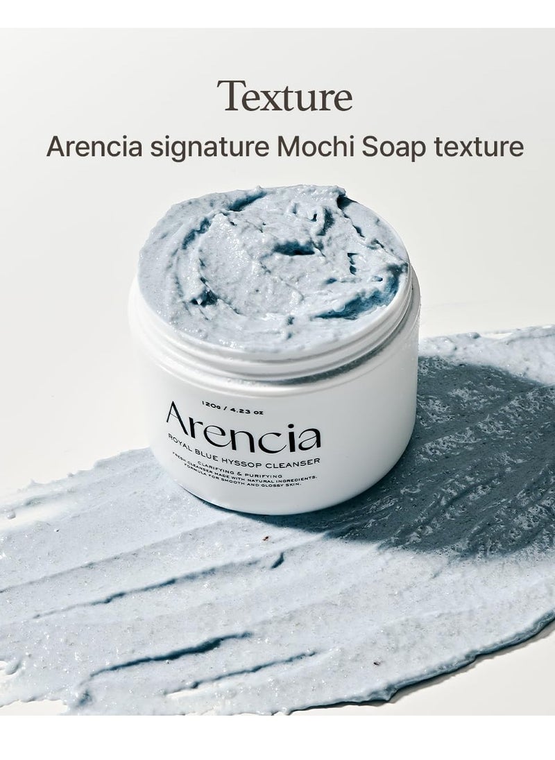 Hyssop Brightening & Deep-Cleansing Face Scrub & Exfoliator - All Skin Types, For Sebaceous Filaments & Blackheads (4.23oz)