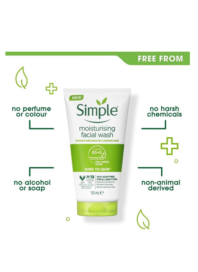 Simple Kind to Skin Moisturising Facial Wash (150ml)