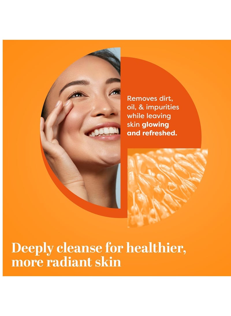 TruSkin Vitamin C Cleanser for Face - Brightening Face Wash with Vitamins C & E, Rosehip Oil, Aloe Vera and MSM - Deep Clean and Refresh for Radiant, Healthy-Looking Skin, 5 fl oz