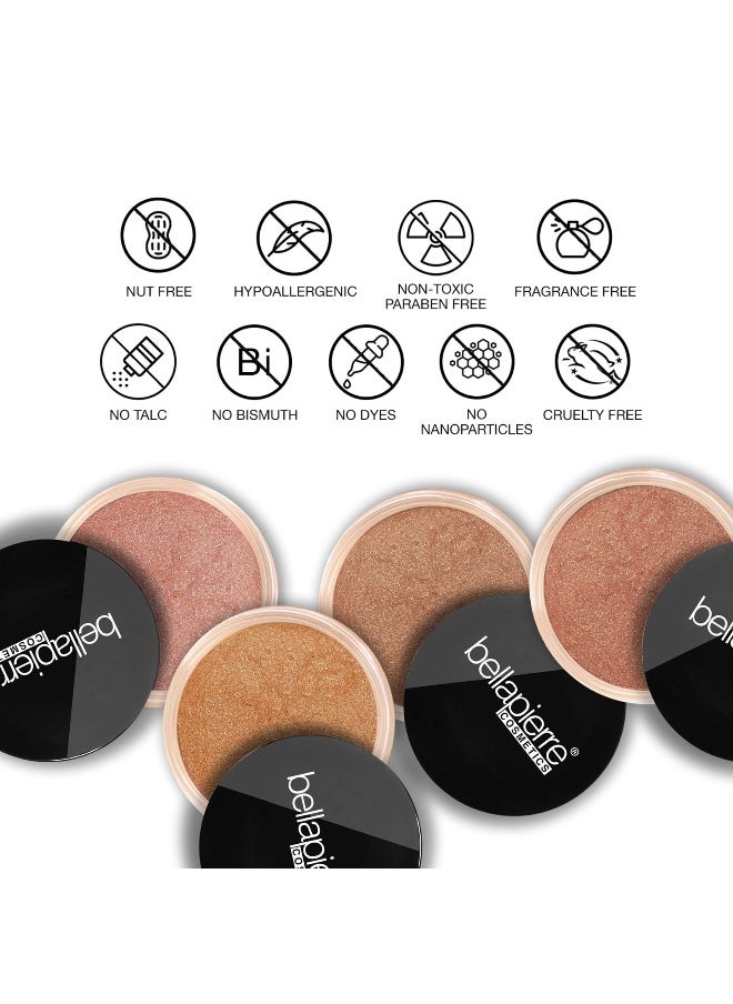 Mineral Bronzer - Loose Powder | SPF Protection | Warms Skin Tone for a Sun-Kissed Look | Non-Toxic & Paraben Free - Pure Element - 0.3 Oz