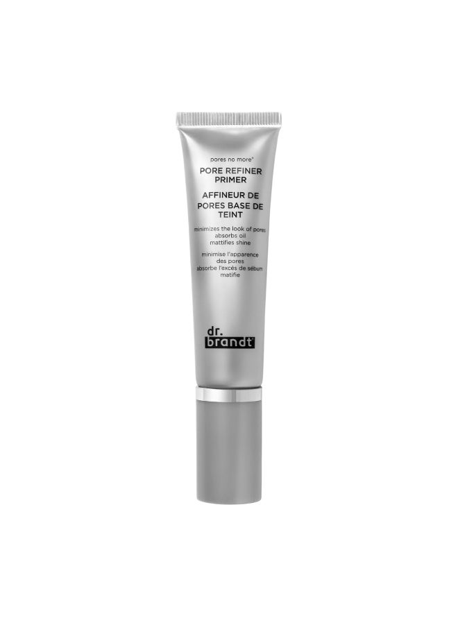 Dr. Brandt Pores No More, Pore Refiner Primer - Instantly Minimizes the Appearance of Pores, Absorbs Oil & Mattifies Shine - 1.0 fl oz