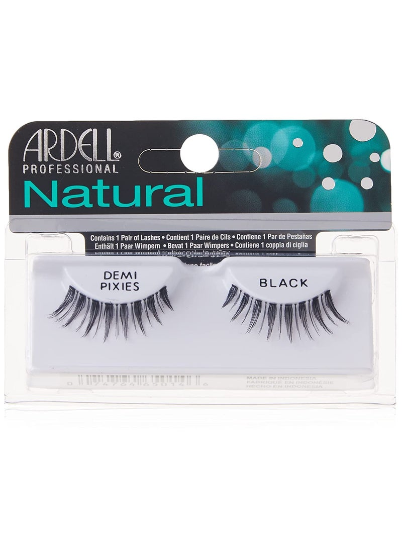 Ardell Invisiband Lashes, Demi Pixies Black, 1 Pair