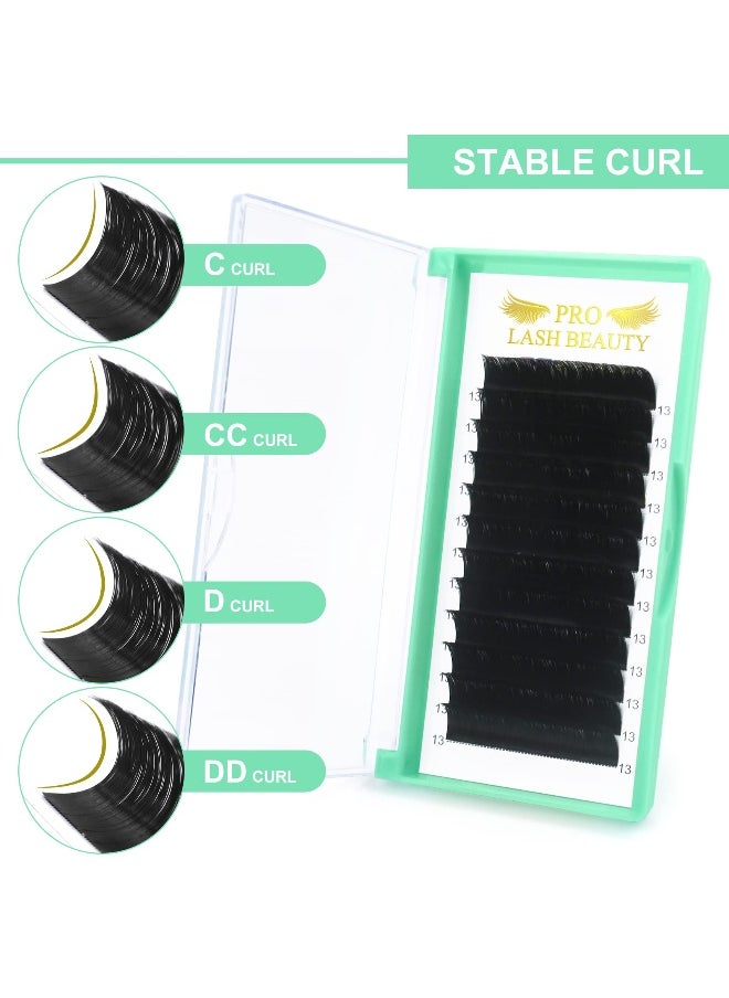280 Pcs Individual Lashes 30D-D-0.07-10 Cluster Lashes 10D 20D C D Curl Wispy Lashes Bottom Lashes DIY Lashes At Home（30D-D-0.07-10）