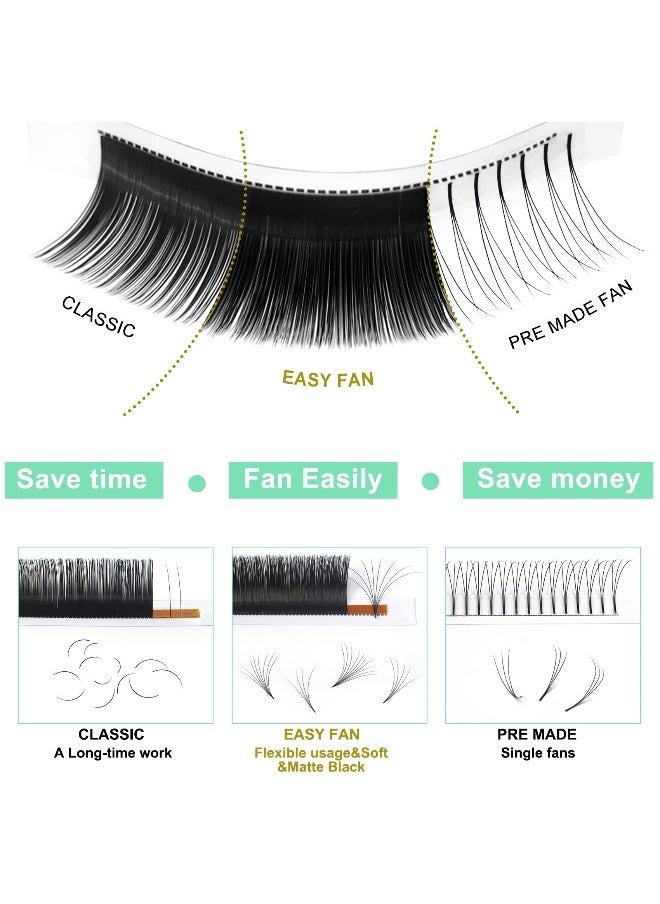 280 Pcs Individual Lashes 30D-D-0.07-10 Cluster Lashes 10D 20D C D Curl Wispy Lashes Bottom Lashes DIY Lashes At Home（30D-D-0.07-10）
