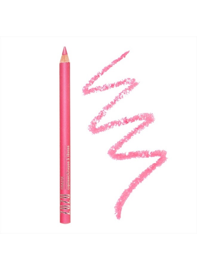 Lip Pencil, Creamy Lipliner, long lasting, Infused with Jojoba Seed Oil and Aloe for ultra hydrated lips. Natural, Paraben Free, Vegan, Gluten-free,Cruelty-free, Non GMO, (1, Fraise)