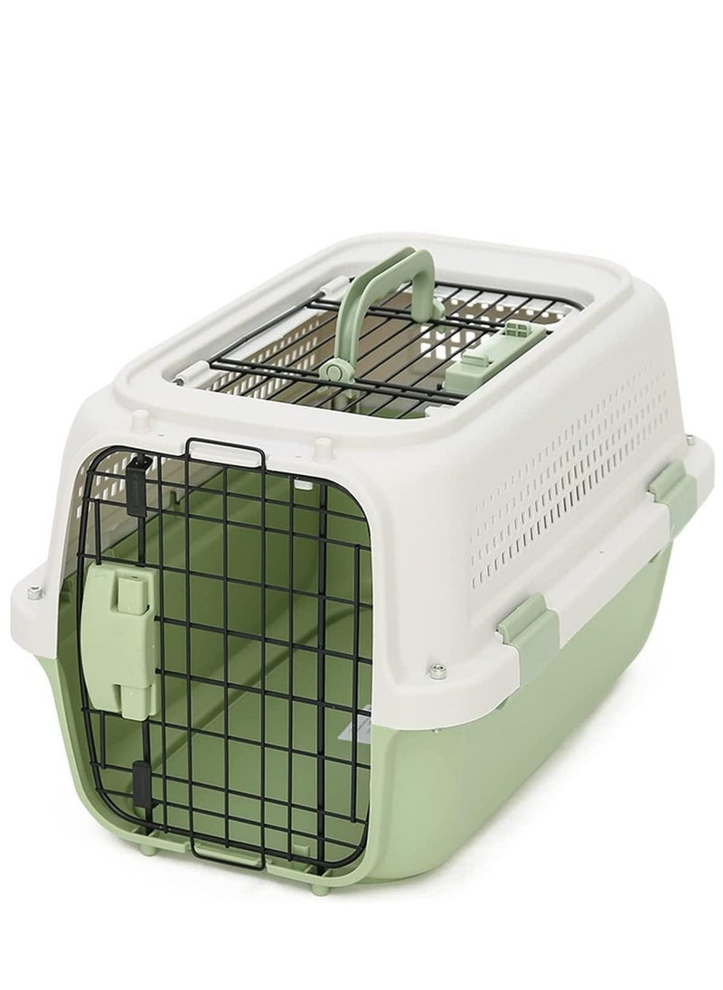 COOLBABY Pet Carrier Cat Dog Suitcase Air Transport Box Travel Hospital Carry Case Container Car Box Air Transport Carry Bag Transport Cat Dog Cage Outbox Camping Carry