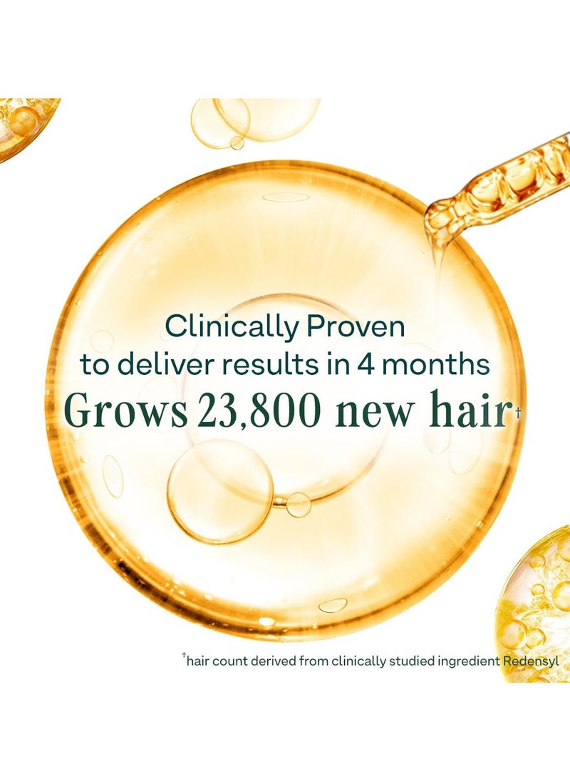 Advanced Hair Growth Serum with 3% Redensyl & 1% Lindera Root Extract | Balances Scalp Microbiome | Scientist Formulated with Pure Plant Actives | No side effects | 30ml (Pack 2)
