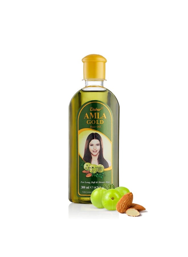 Vatika Naturals Amla Hair Oil – Nourishing Herbal Hair Oil for Stronger, Thicker & Shinier Hair – Enriched with Amla Extracts to Reduce Hair Fall, Strengthen Roots & Promote Healthy Growth – 300ml