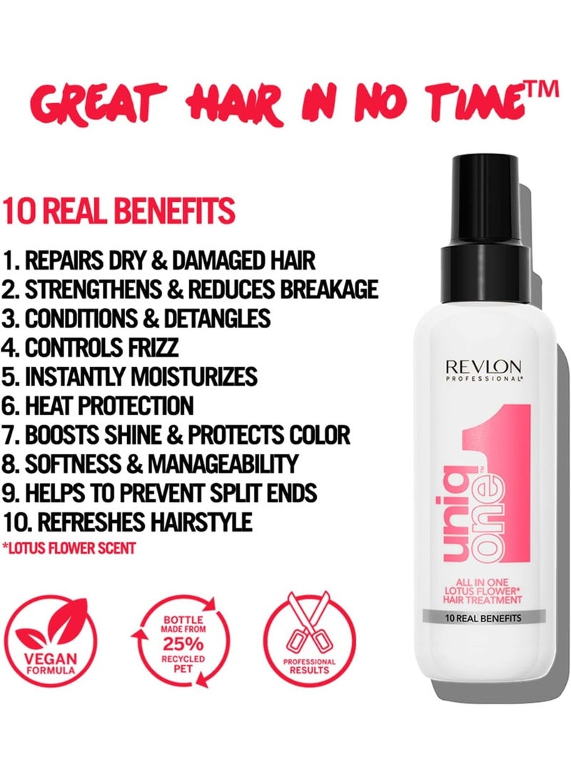 Uniq One Lotus Flower Hair Treatment
