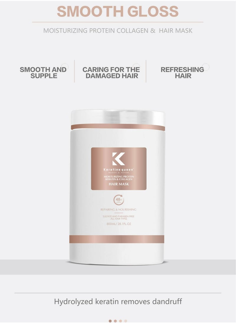 Moisturizing Protein keratin And Collagen Hair Mask 800 ML