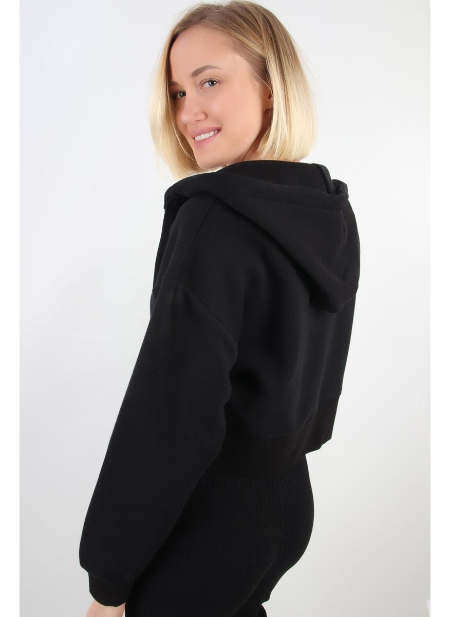 Crop Hoodie Cardigan (B20-5013)