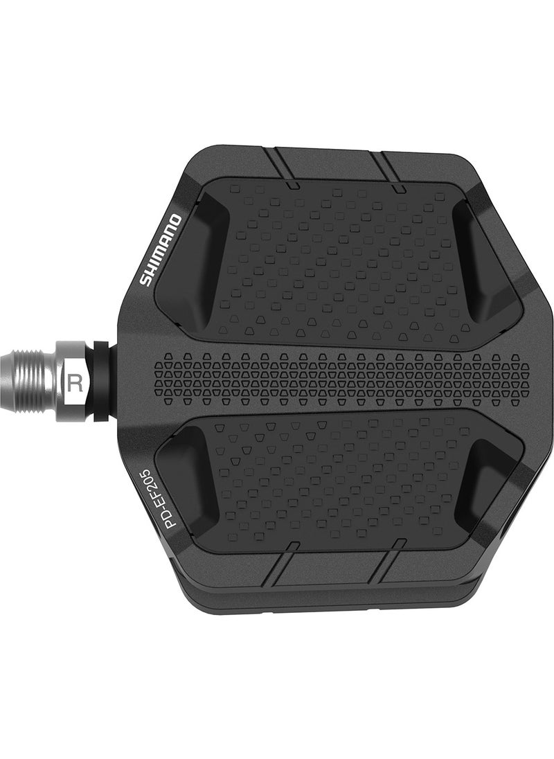 Pedal Flat Aluminum PD-EF205 Black