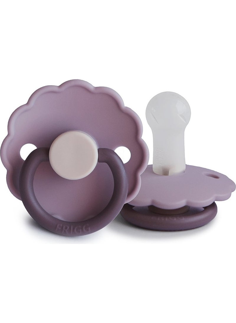 Frıgg Daisy Silicone Pacifier - Lavender Haze 6-18 Months
