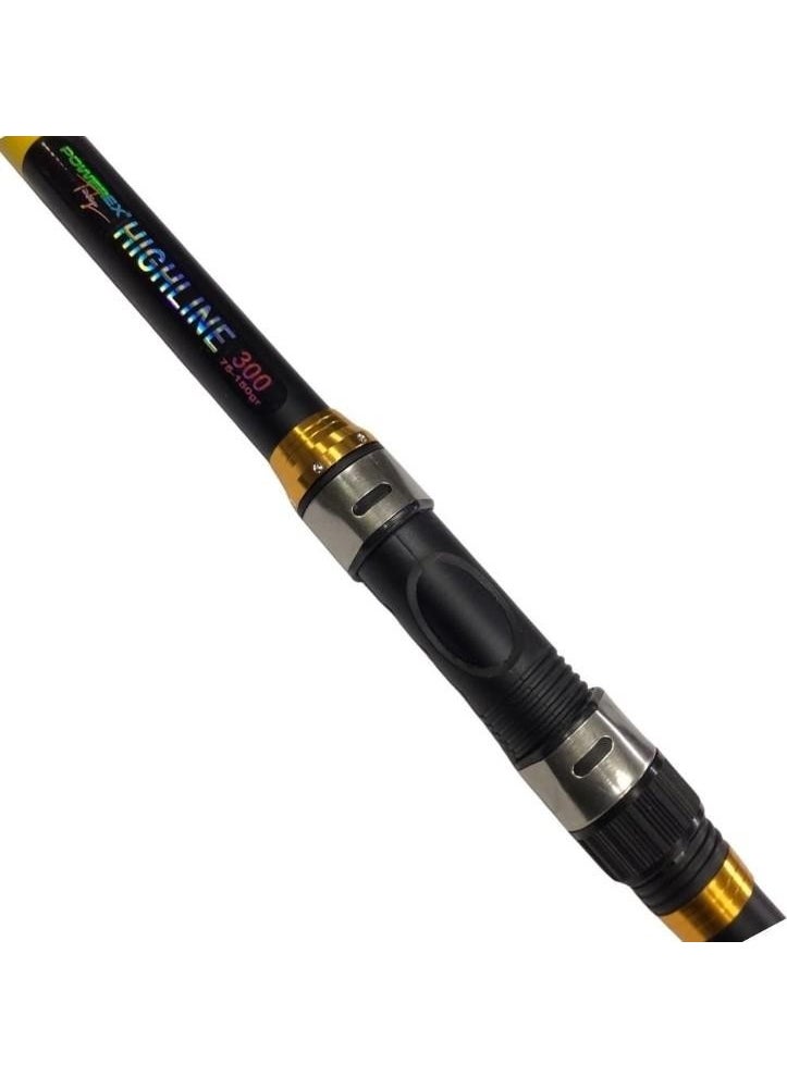 Highline Mlk 3.00M. 75-150 Gr. Long Handle Telescopic Fishing Pole with Attachment
