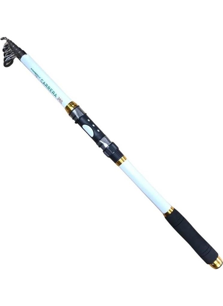 Carrera Mlk 3.60M. 75-150 gr. Long Handle Telescopic Fishing Pole with Attachment