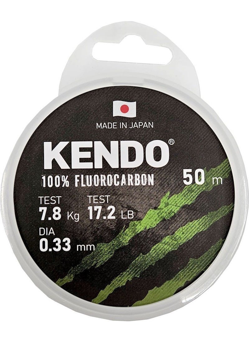 100% Fluorocarbon White 50M Fishing Line 0.28MM