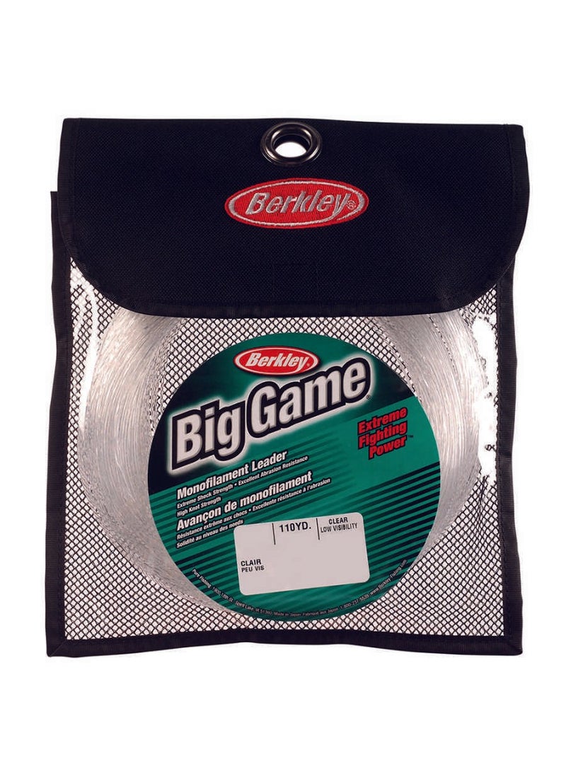 Big Game Leaders Monoflament Fishing Line STANDARD-200LB - 100MT - 90.7kg