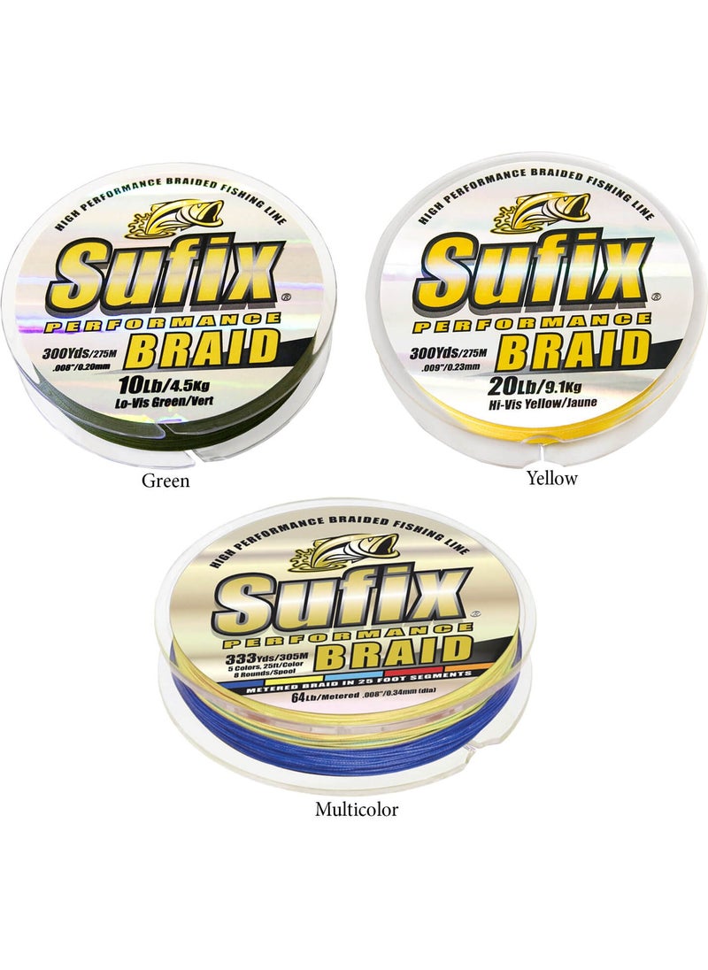Performance Braid Line Low Vis GREEN-0.18MM - 135MT - 12.2kg