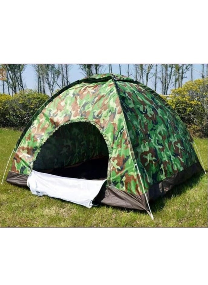 Multi-Person Camouflage Camping Tent, Windproof, Waterproof And Dustproof, Party Camping Tent